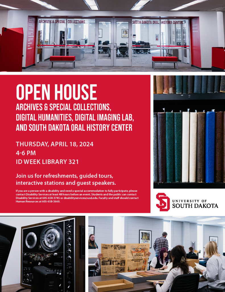 poster for open house